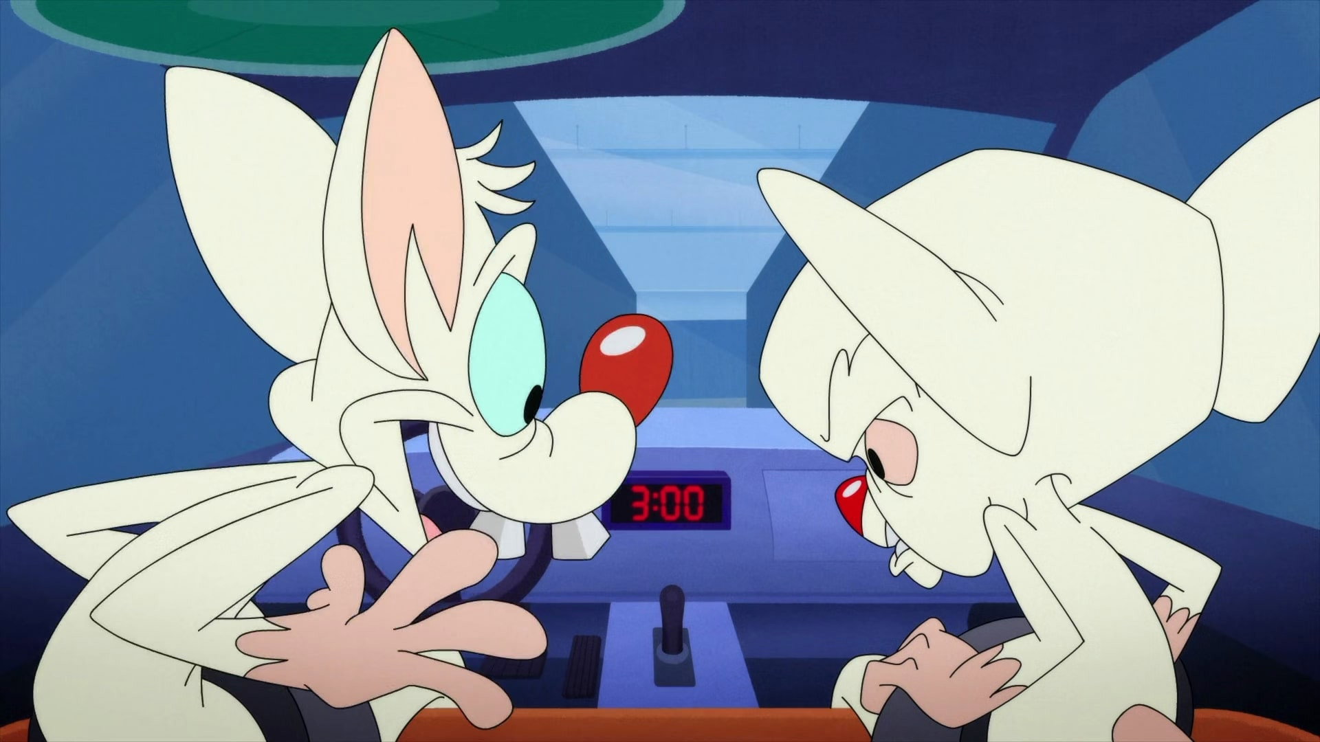 A still from Talladega Mice: The Ballad of Pinky Brainy