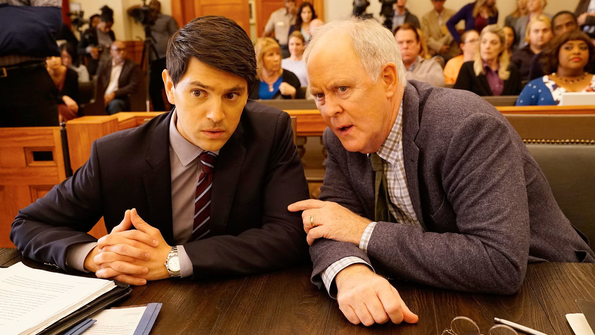 A still from A Hostile Jury