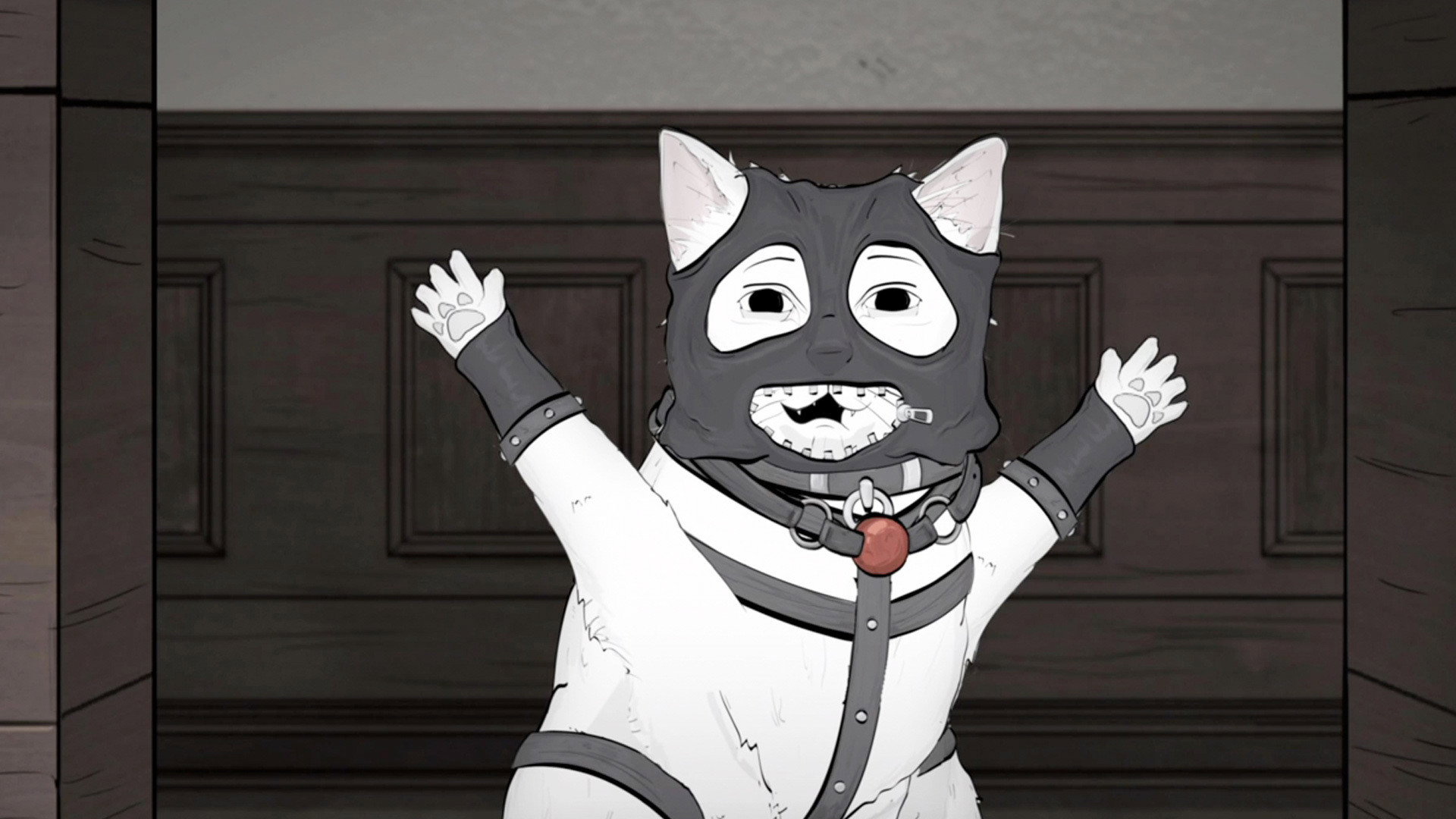 A still from Episode Three: Cats.