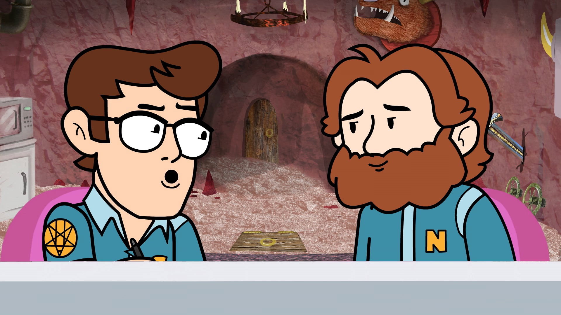 A still from Fruits vs. Vegetables