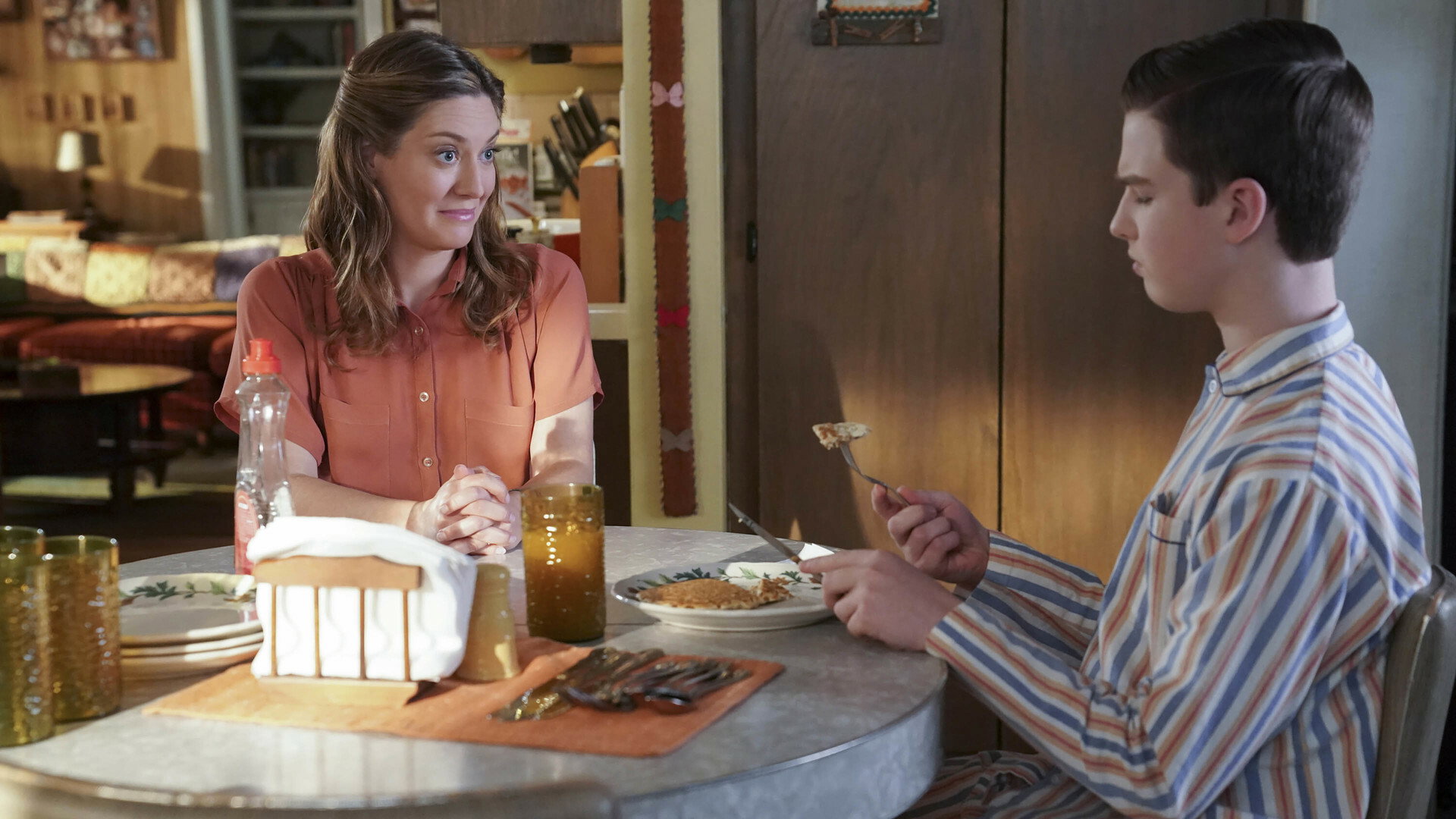 A still from Pancake Sunday and Textbook Flirting