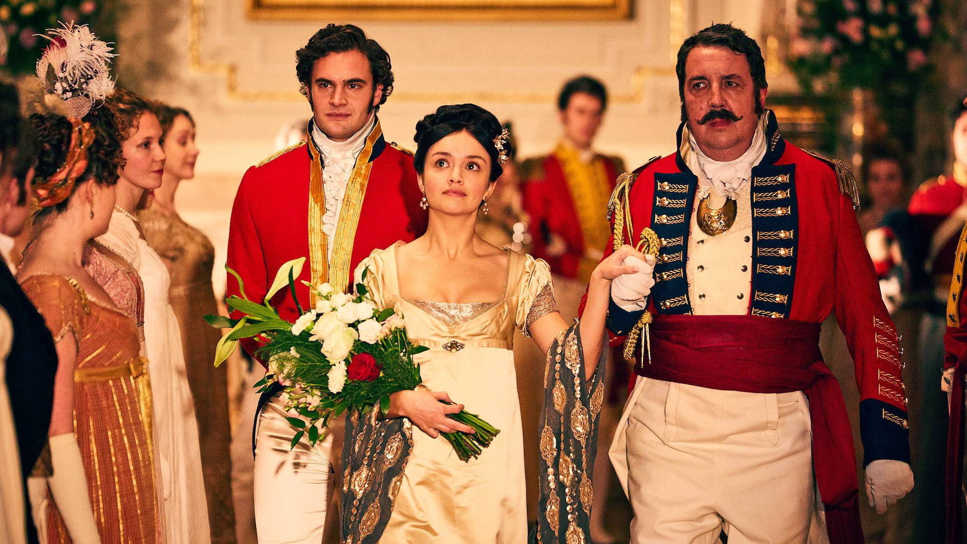 A still from In Which Becky Joins Her Regiment