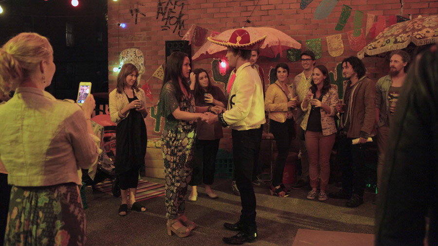 A still from When Sparks Fly