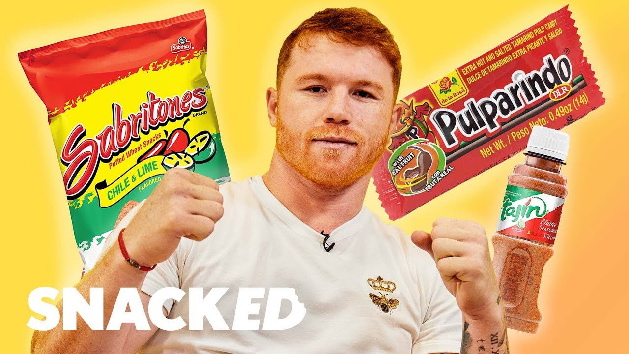 A still from Canelo Álvarez Breaks Down His Favorite Snacks