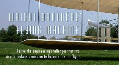 A still from Wright Brothers' Flying Machine