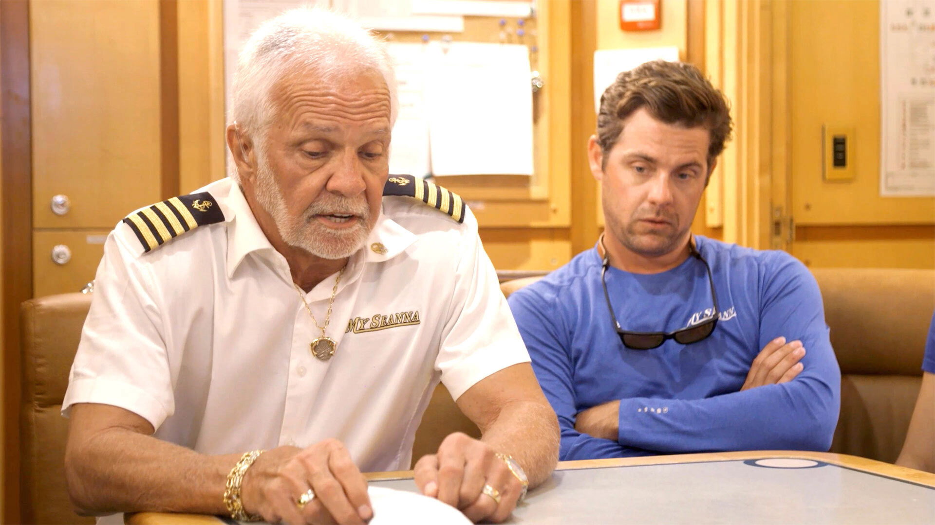 A still from Compliments of Captain Lee's Travel Agency