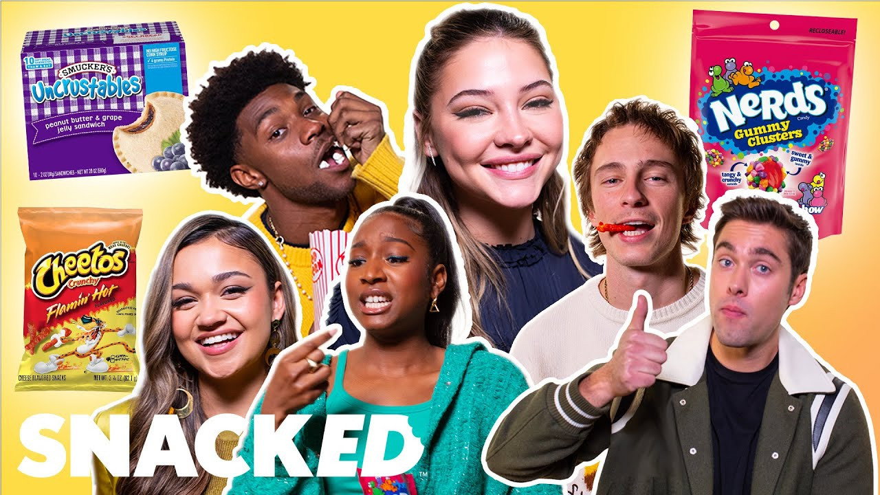 A still from The Outer Banks Cast Breaks Down Their Favorite Snacks