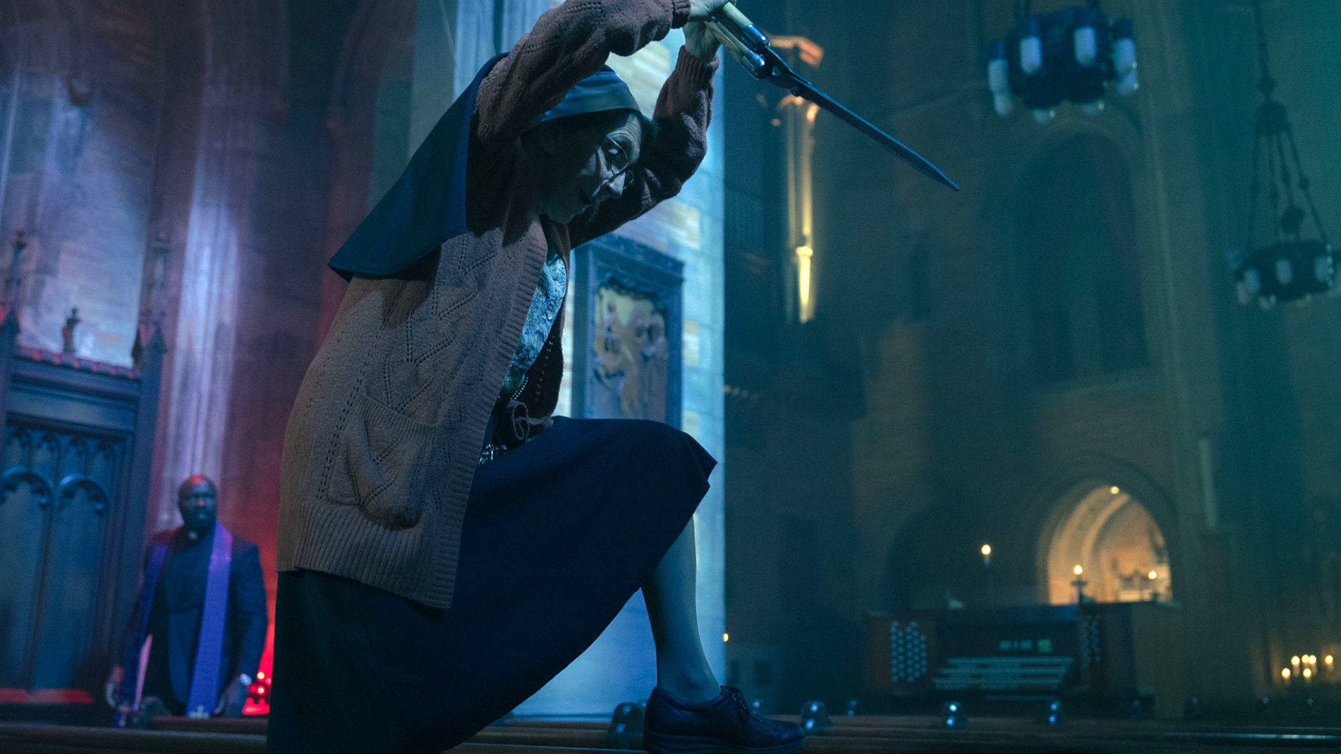 A still from How to Build a Coffin