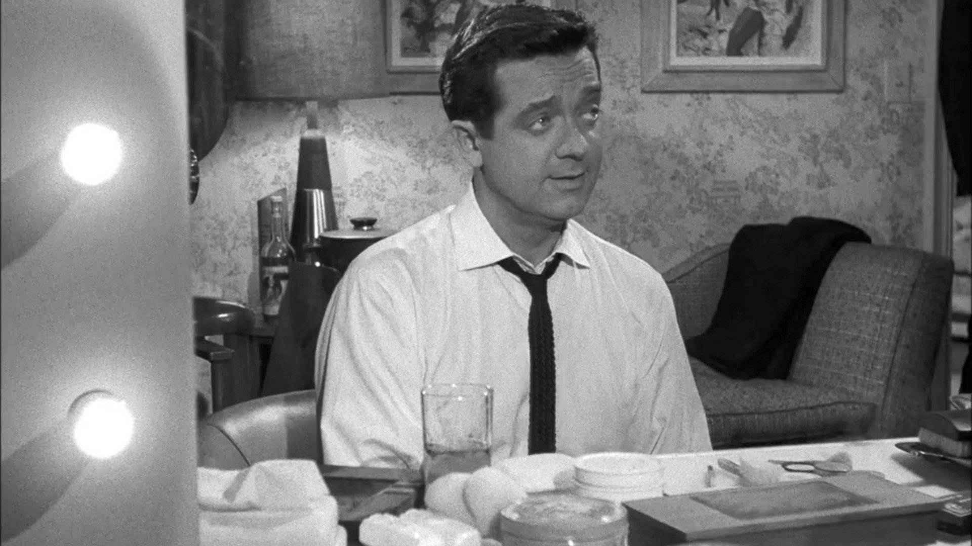 A still from The Case of the Crying Comedian