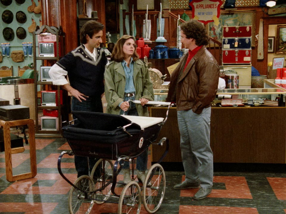A still from Two Men and a Cradle