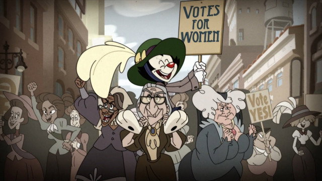 A still from Suffragette City