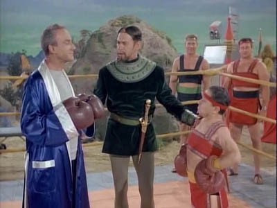 A still from The Deadly Games of Gamma 6
