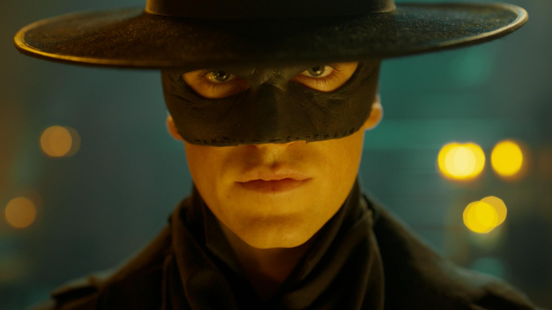 A still from The Three Funeral Mask Dance