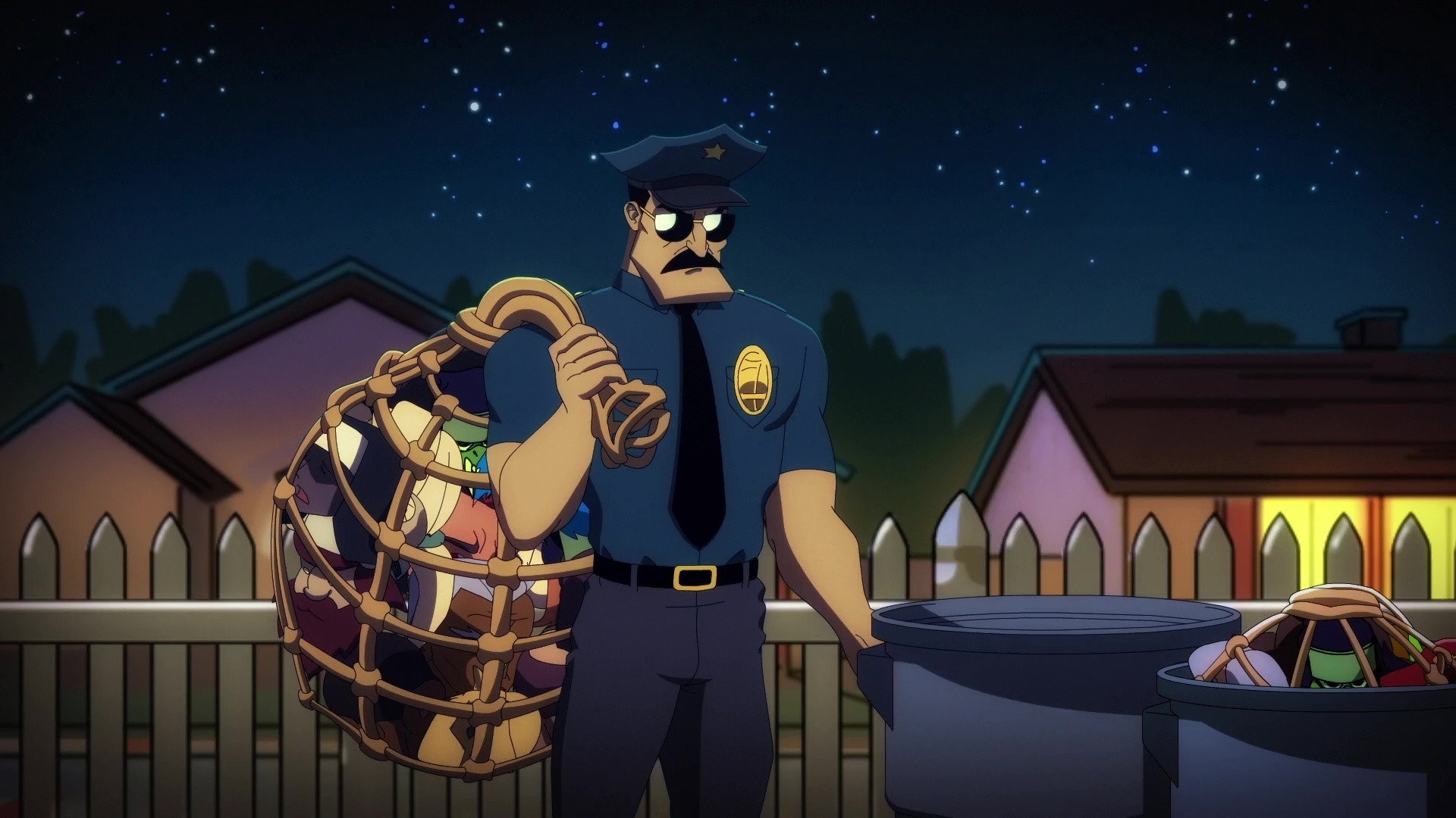 A still from Night Mission: The Moon
