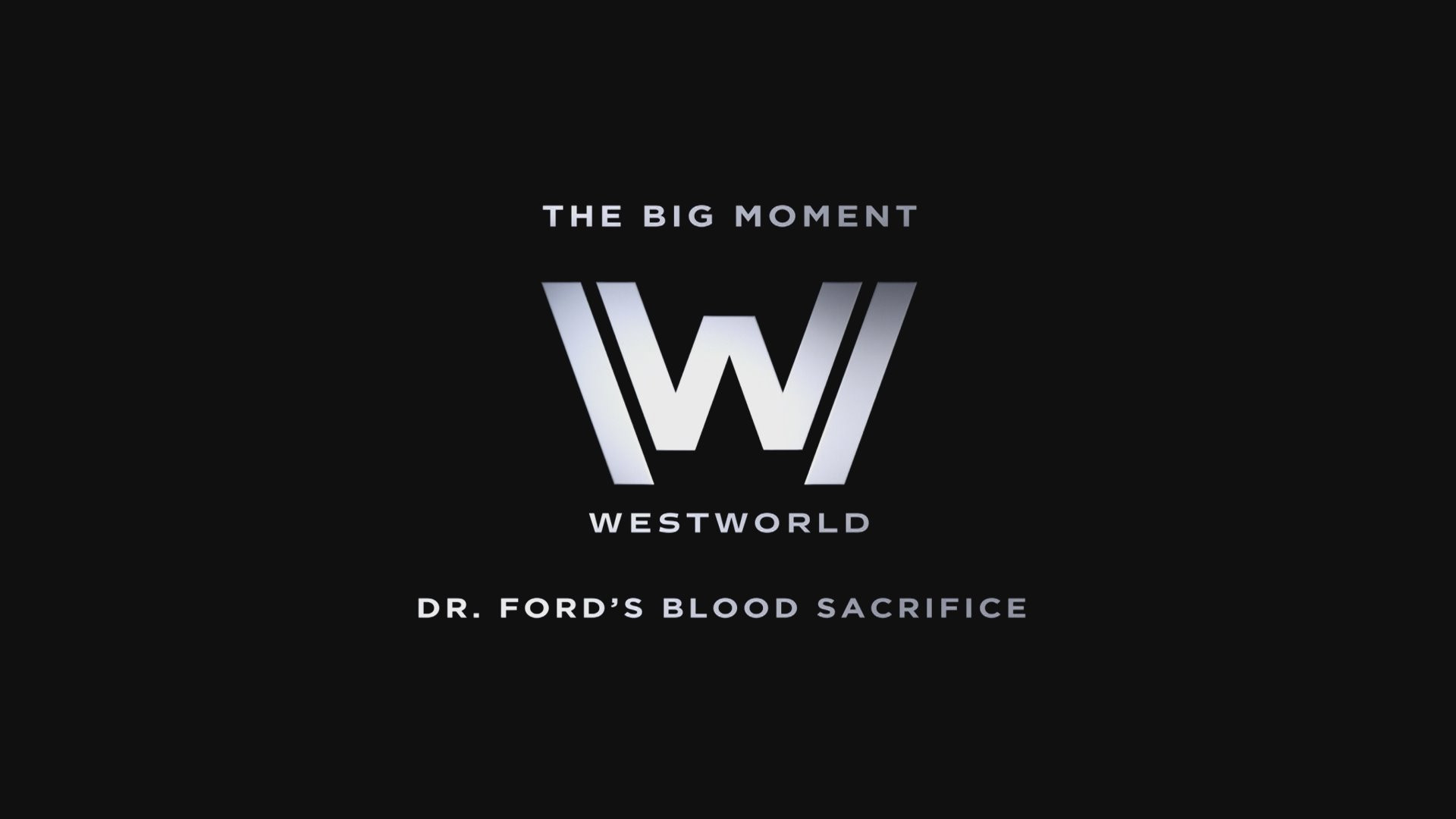 A still from The Big Moment: Dr. Ford's Blood Sacrifice