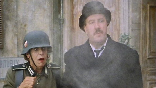A still from The Jet-Propelled Mother-in-Law
