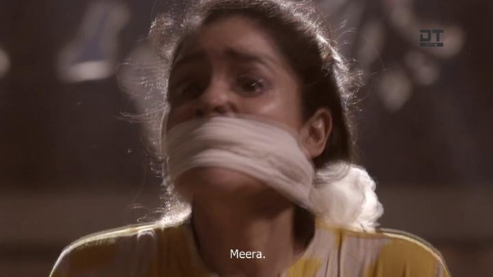 A still from Dev Threatens Mehak
