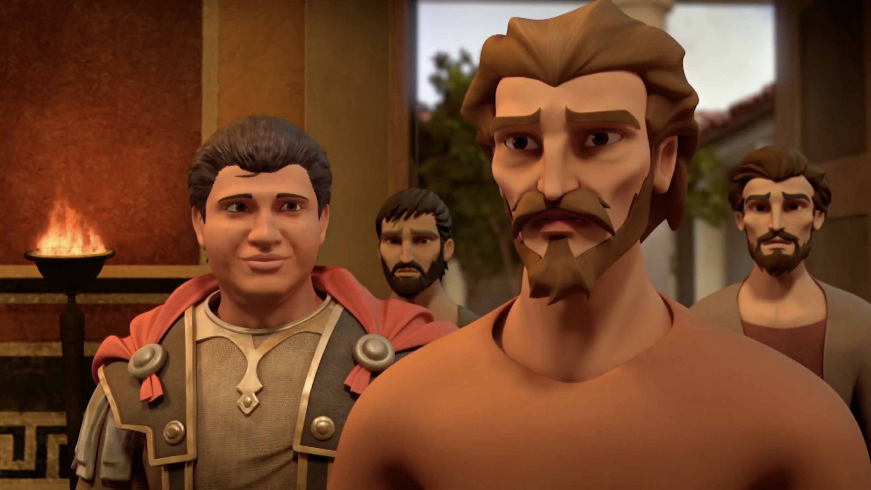 A still from Peter and Cornelius