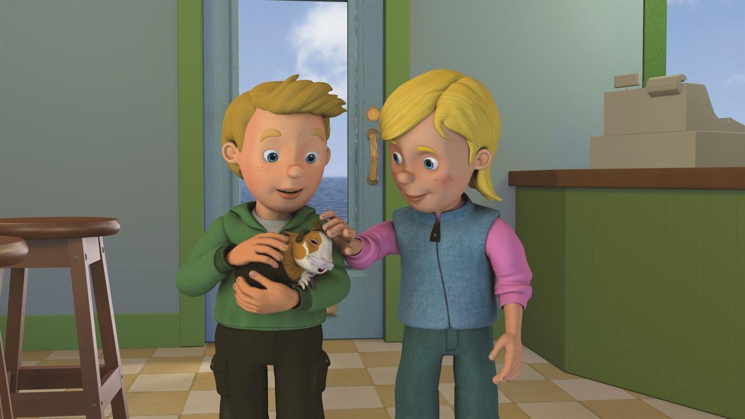 A still from The Great Guinea Pig Rescue