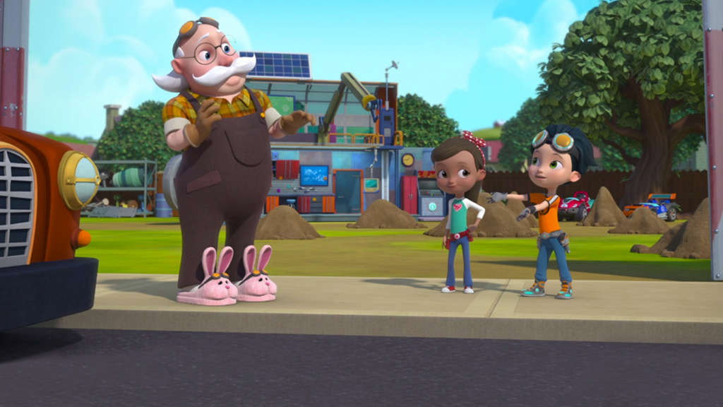 A still from Rusty Digs In