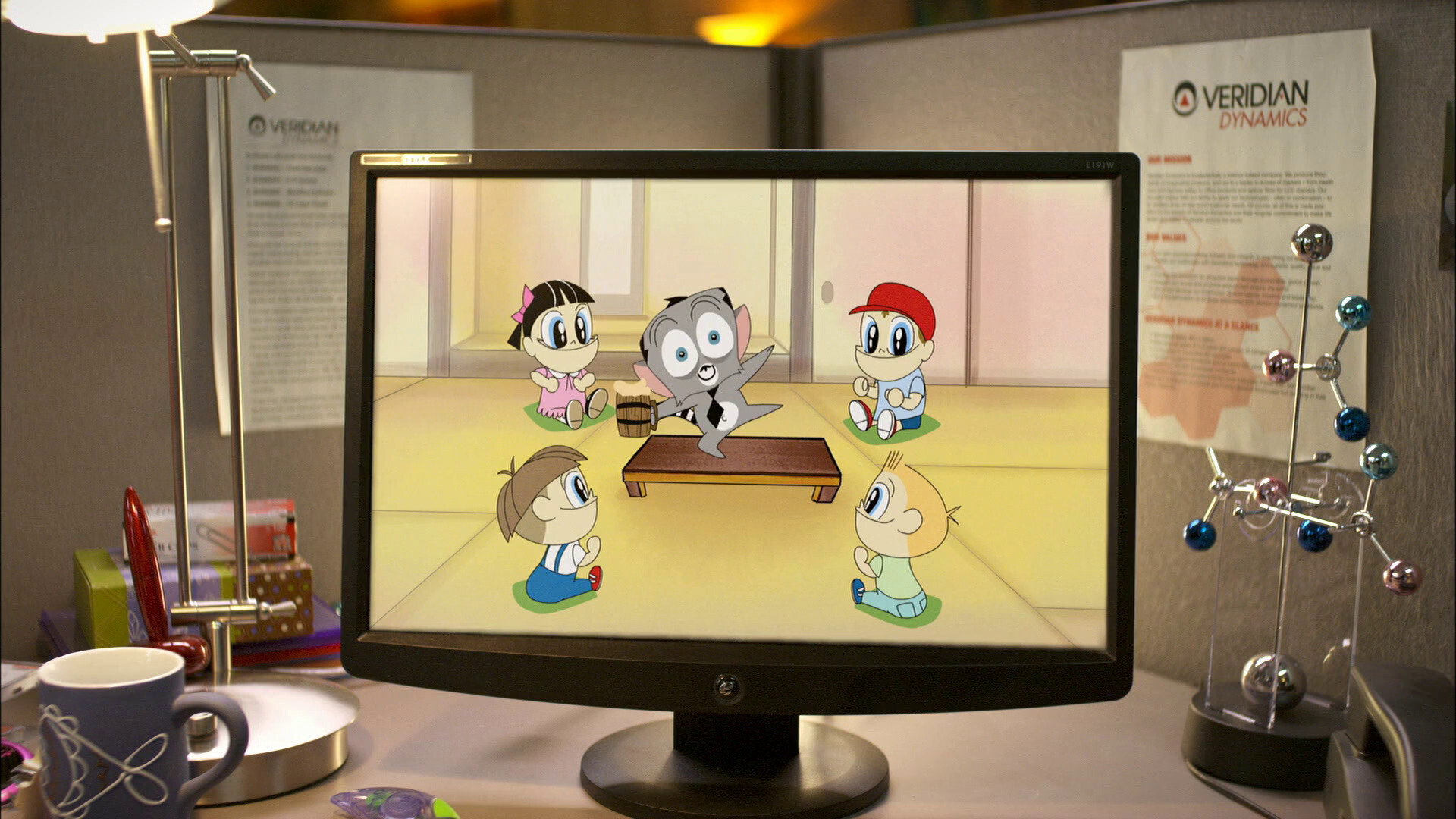 A still from The Lawyer, The Lemur and the Little Listener