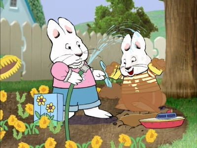 A still from Max Gets Wet