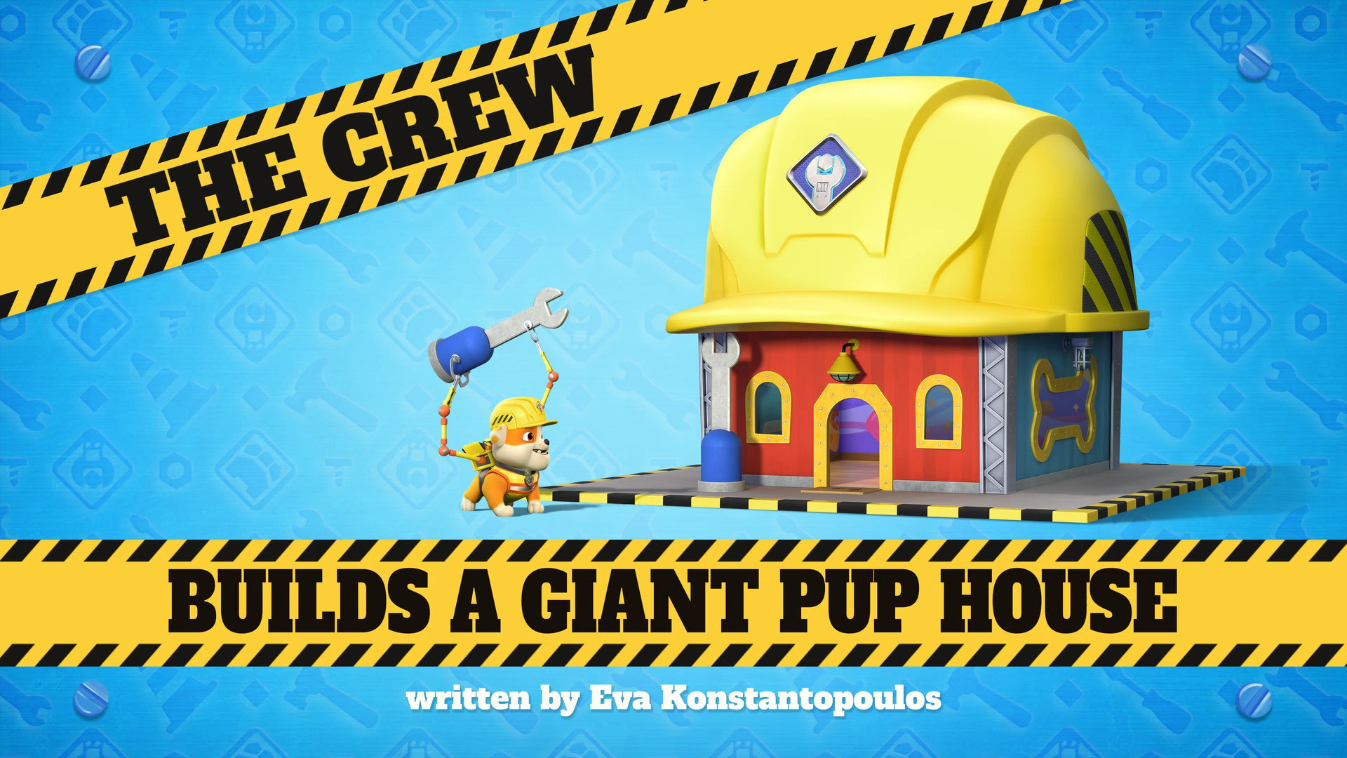 A still from The Crew Builds a Giant Pup House