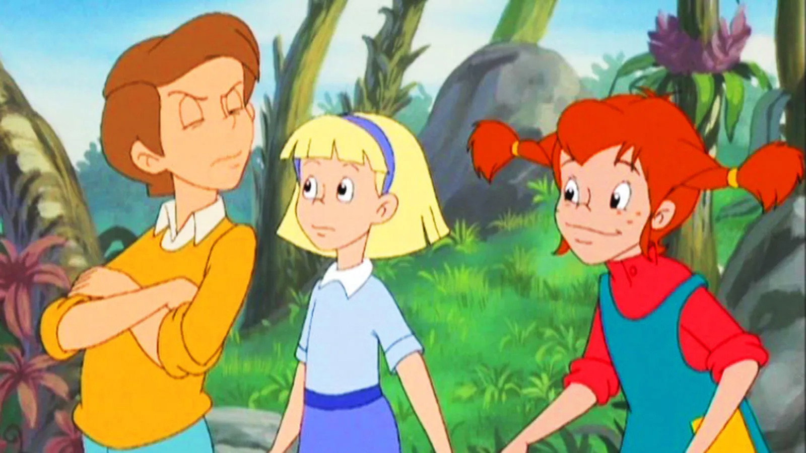 A still from Pippi Meets Some Pearl Poachers