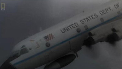 A still from Into the Eye of the Storm (Hurricane Hunters NOAA42)