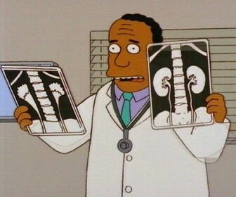 A still from Homer Simpson in: 'Kidney Trouble'