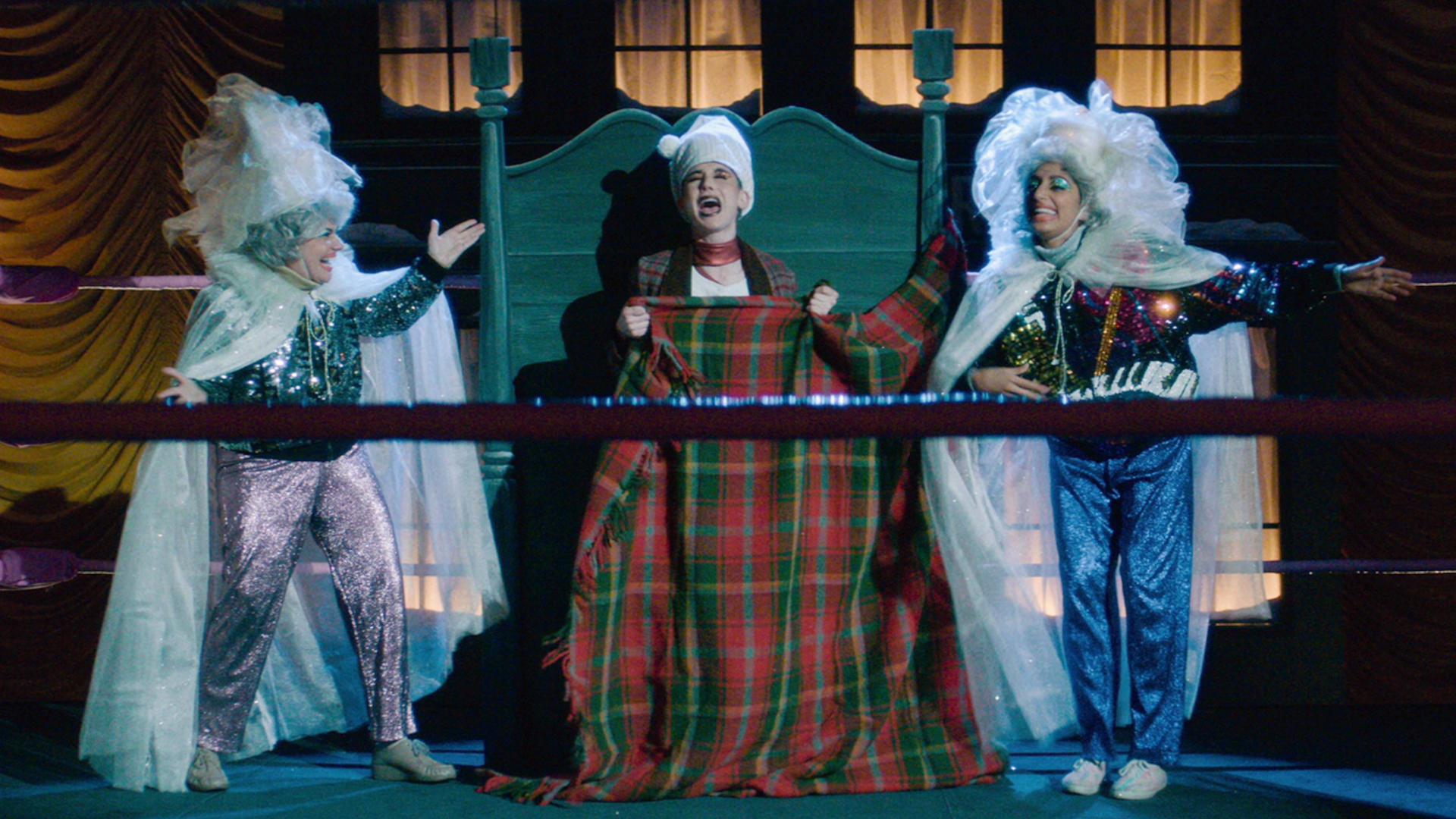 A still from A Very GLOW Christmas