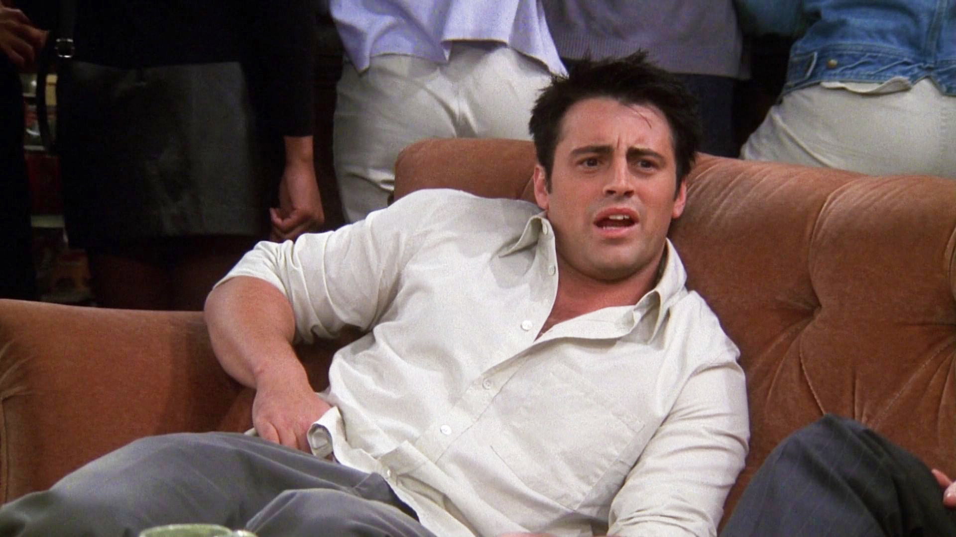 A still from The One Where Joey Loses His Insurance