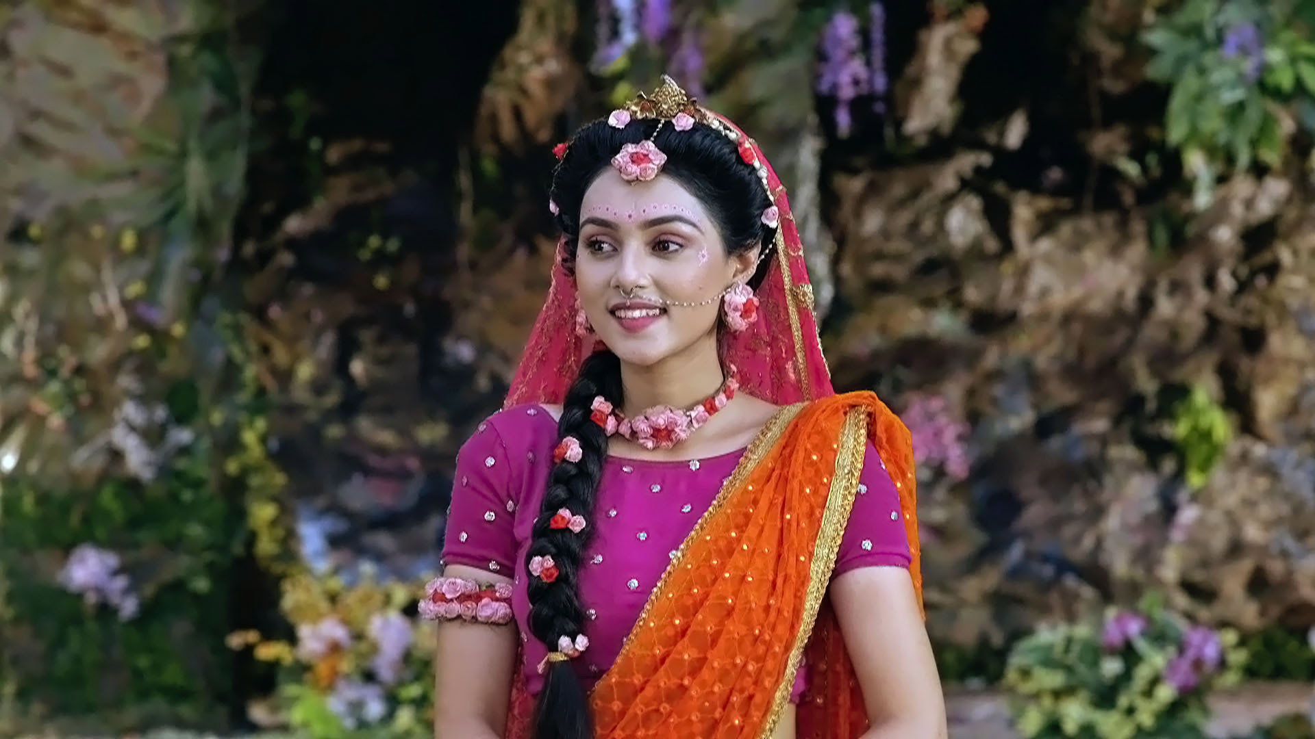 A still from Radha Visits Sam's Gurukul