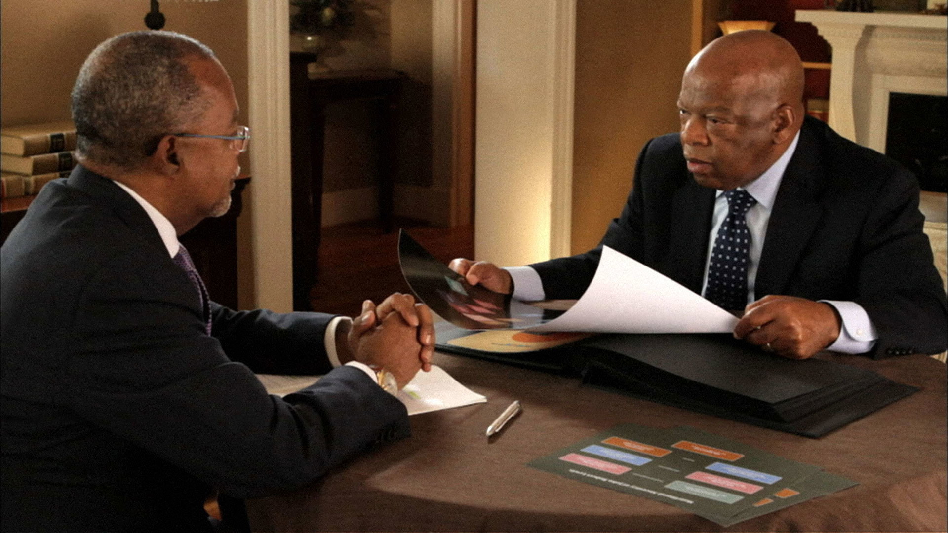 A still from John Lewis and Cory Booker