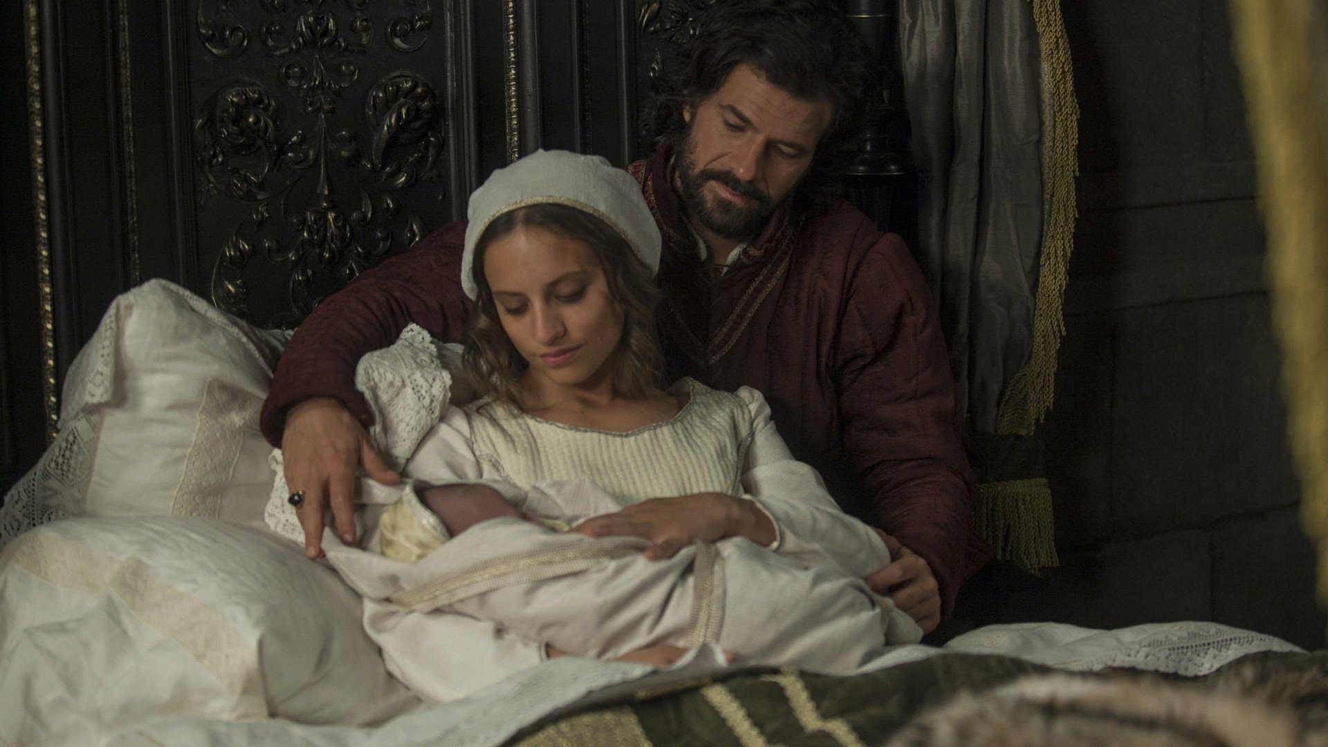 A still from Tiempo de Inquisición