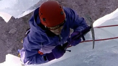 A still from Glacier Climb