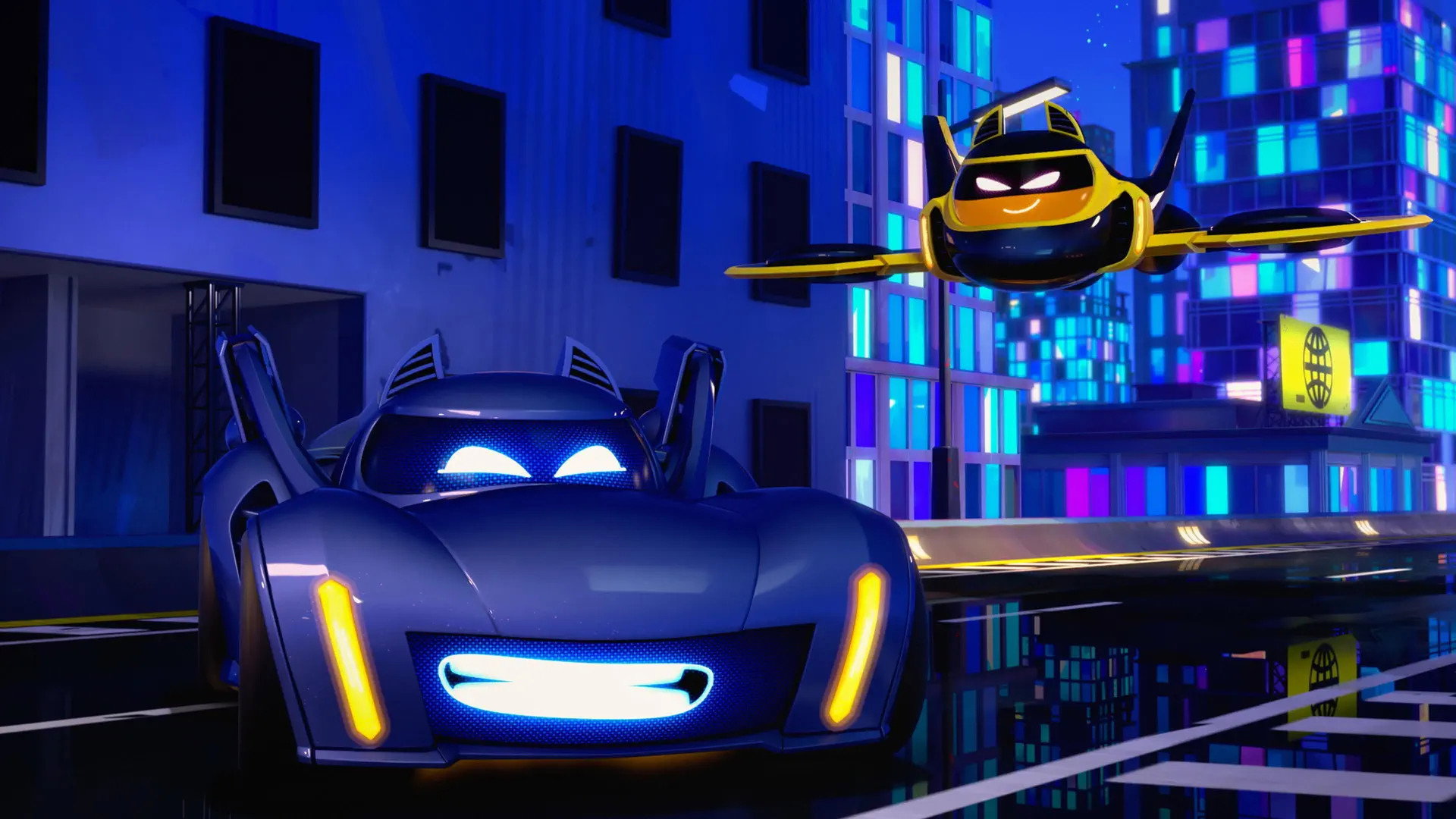 A still from Bat-Light Blow-Out