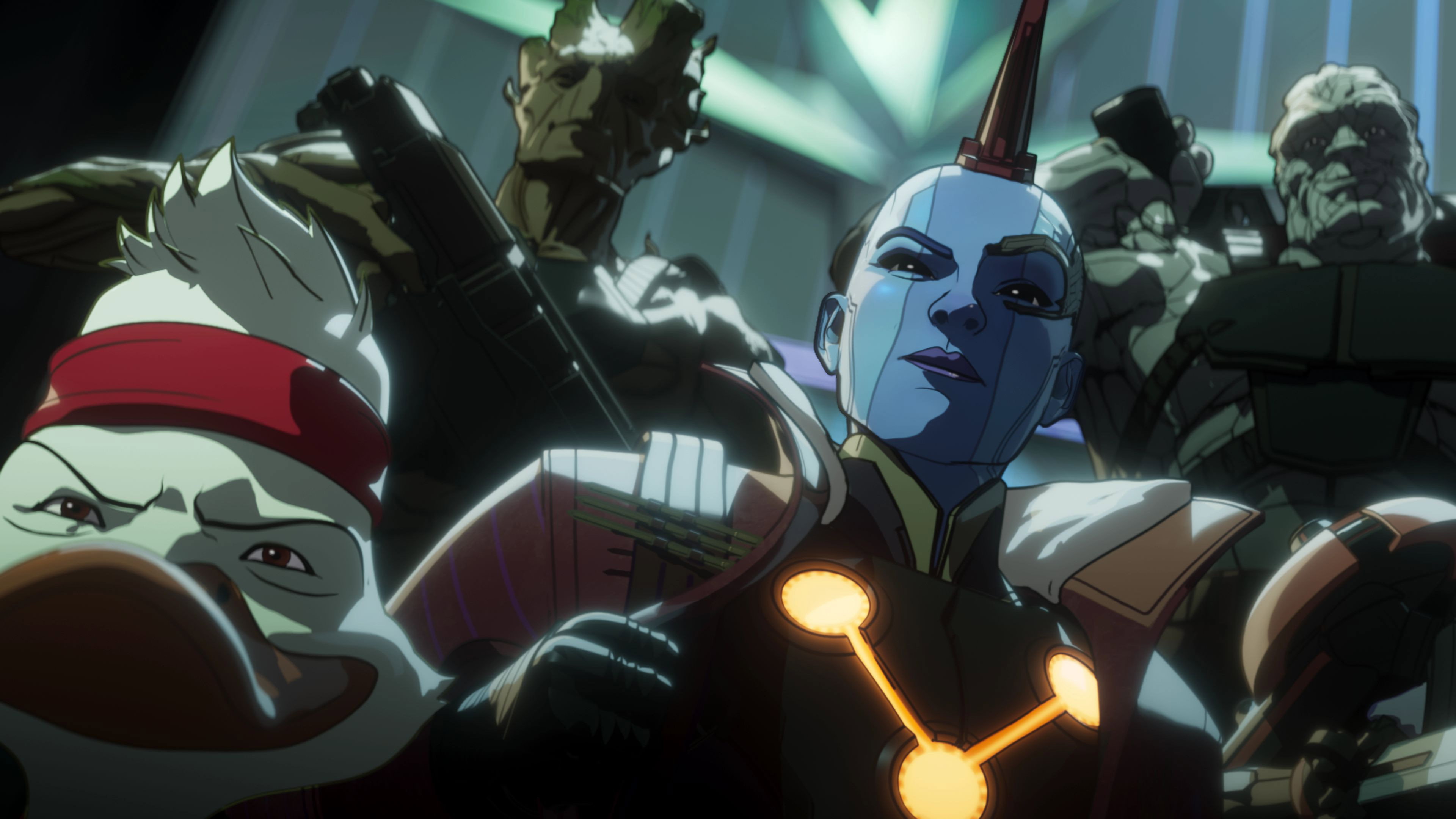 A still from What If... Nebula Joined the Nova Corps?