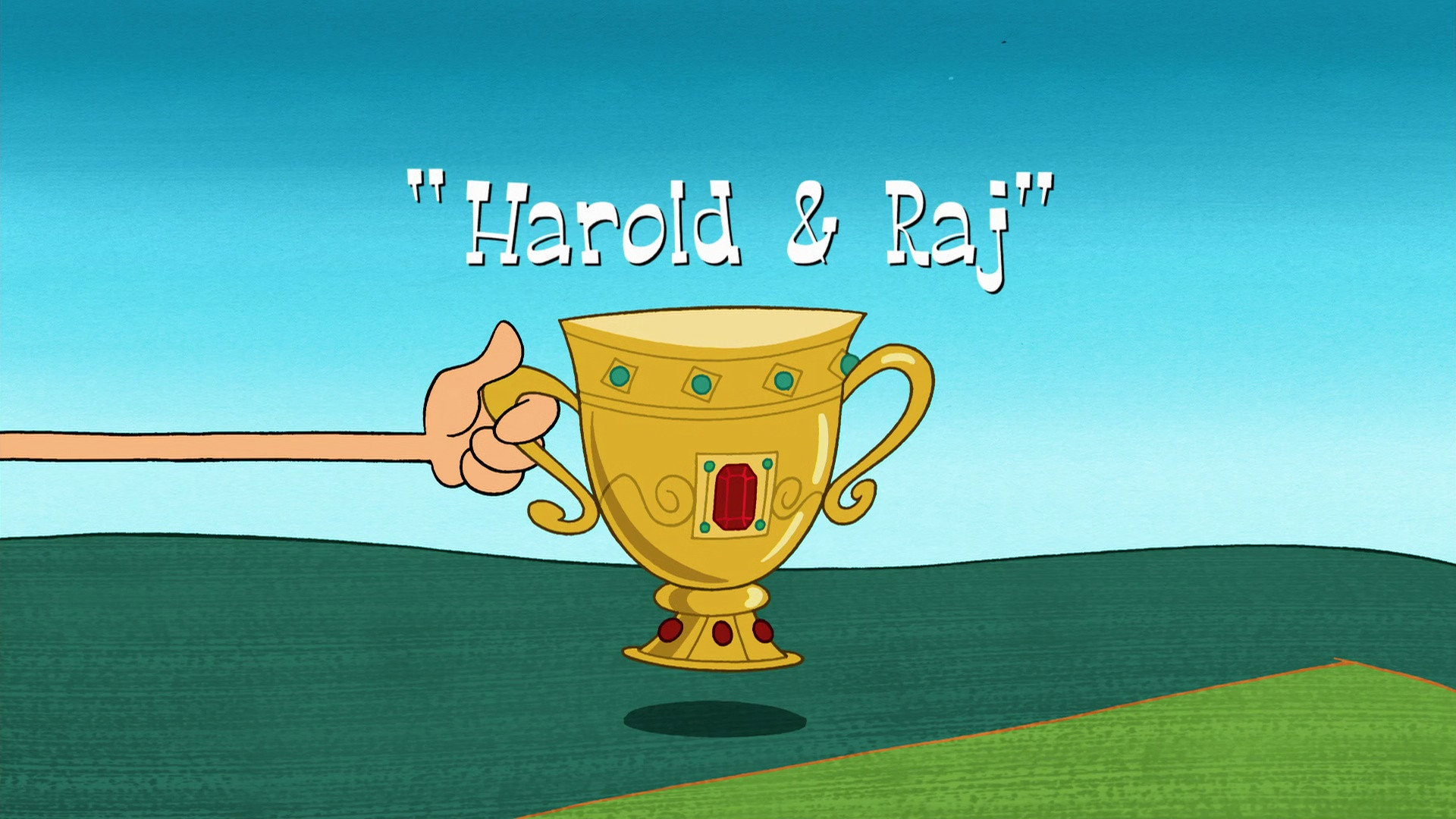 A still from Harold & Raj