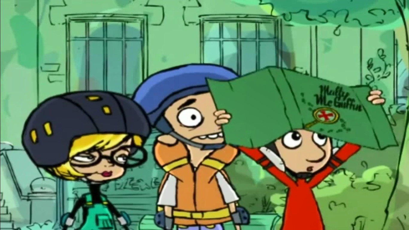 A still from Jacob Two-Two and the Mystery of the Malty McGuffin