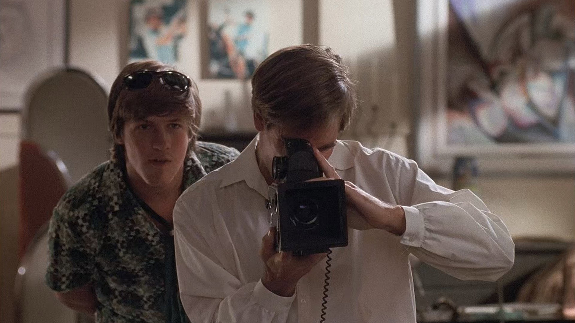 A still from One Strobe Over the Line