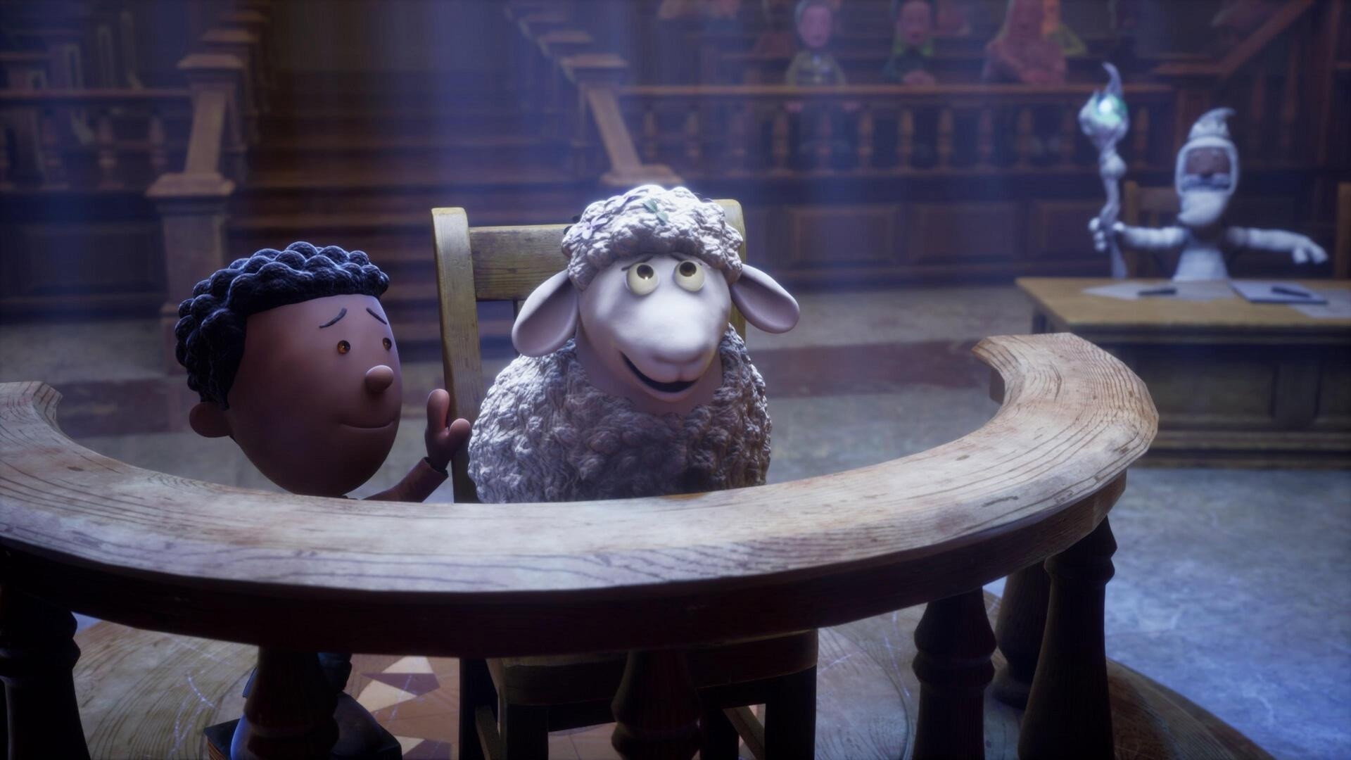 A still from The Trial of Mumblin the Magician