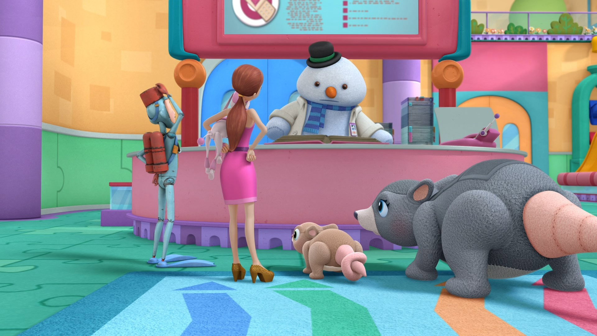 A still from Check-Up Chilly