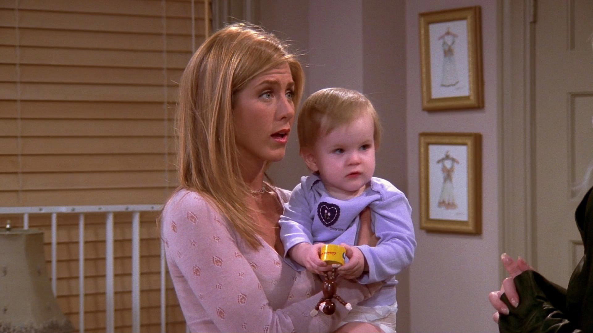 A still from The One Where Rachel's Sister Babysits