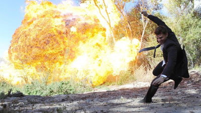 A still from The Bullet in the Brain