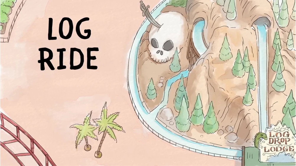 A still from Log Ride