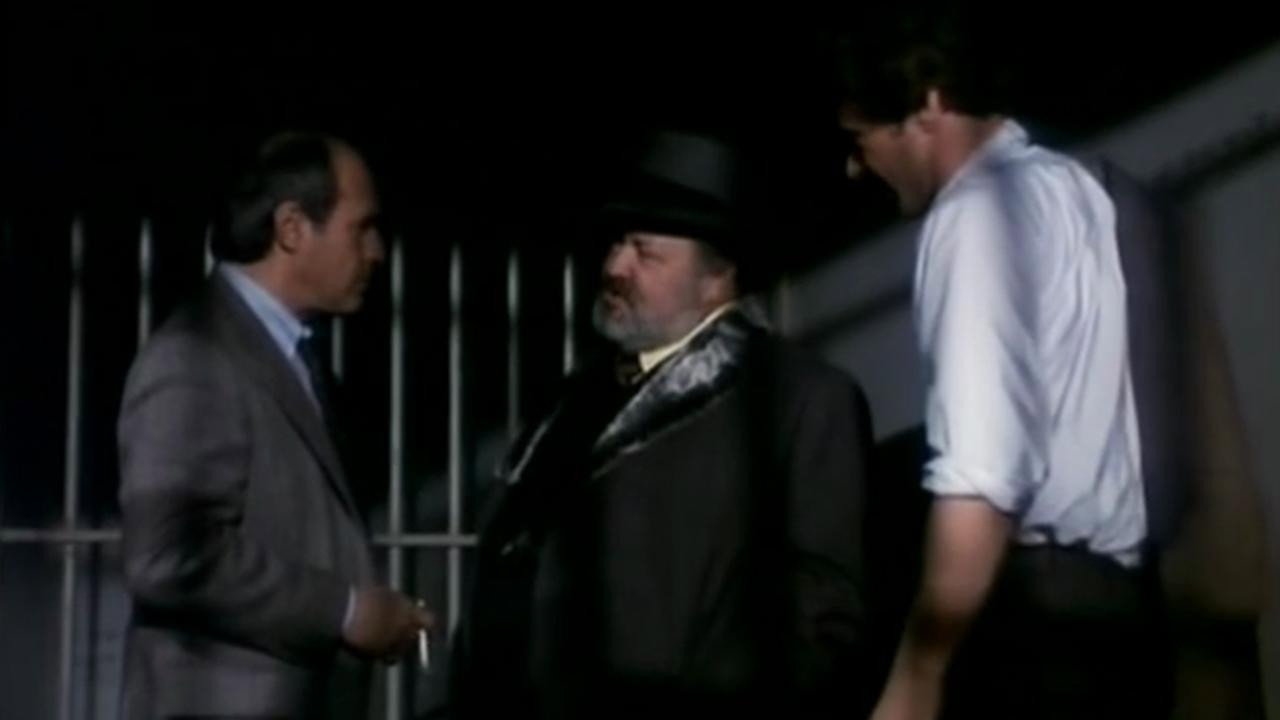 A still from Wolfe at the Door