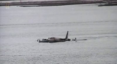 A still from Hudson River Runway (US Airways Flight 1549)