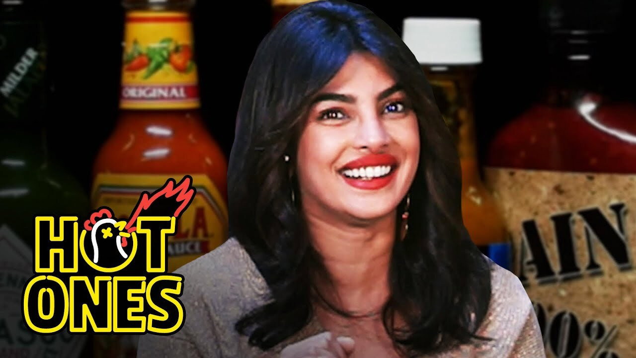 A still from Priyanka Chopra Jonas Explains the Essence of Hot Sauce While Eating Spicy Wings