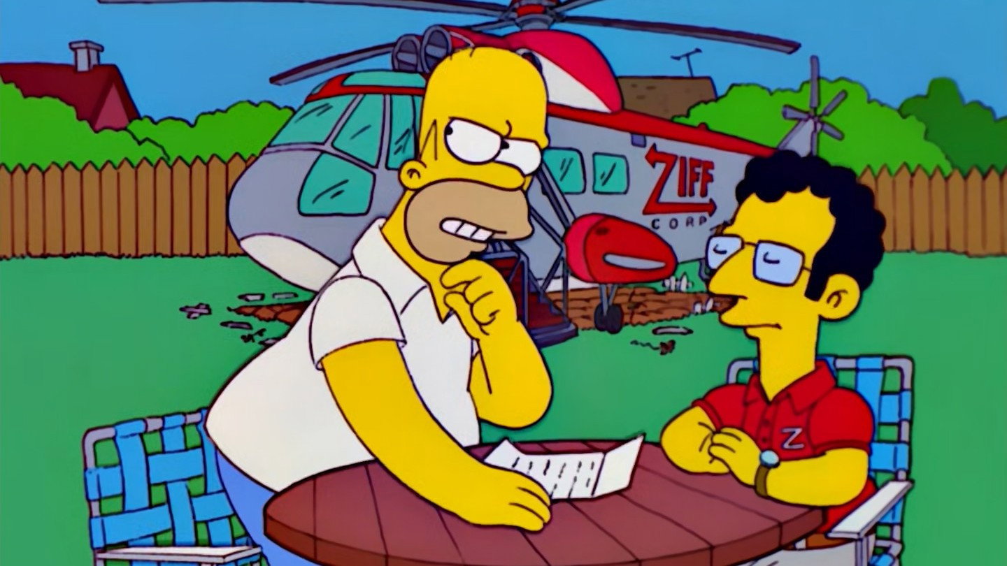A still from Half-Decent Proposal